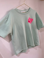 CAMISETA AMORE AQUA NEÓN