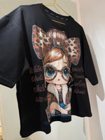 CAMISETA GIRL OVER BLACK PREMIUM