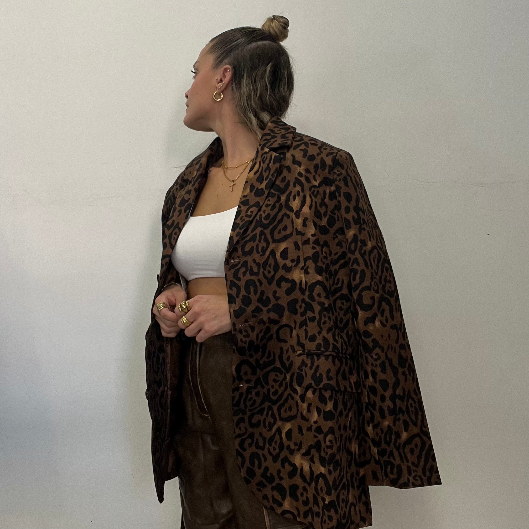 BLAZER OVER LEOPARD PREMIUM