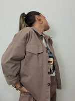 SOBRECAMISA OVER TAUPE