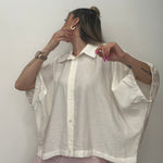CAMISA OVER BLANCA LUM