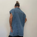CHALECO DENIM OVER PREMIUM