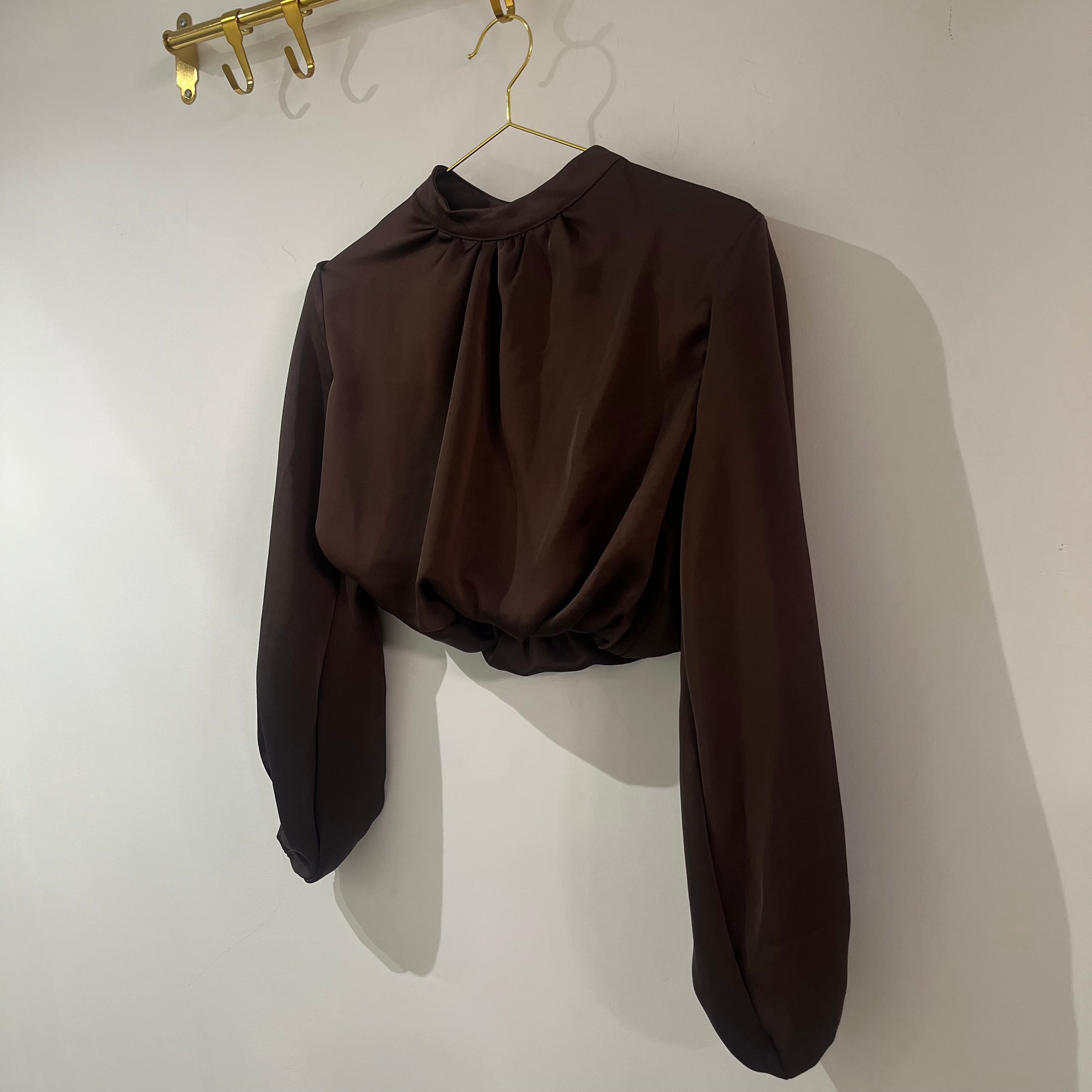 BLUSA SATINADA CHOC LUMINA
