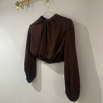 BLUSA SATINADA CHOC LUMINA