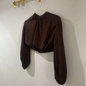 BLUSA SATINADA CHOC LUMINA