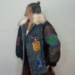 CHAQUETA DENIM PARCHES PREMIUM