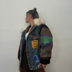 CHAQUETA DENIM PARCHES PREMIUM