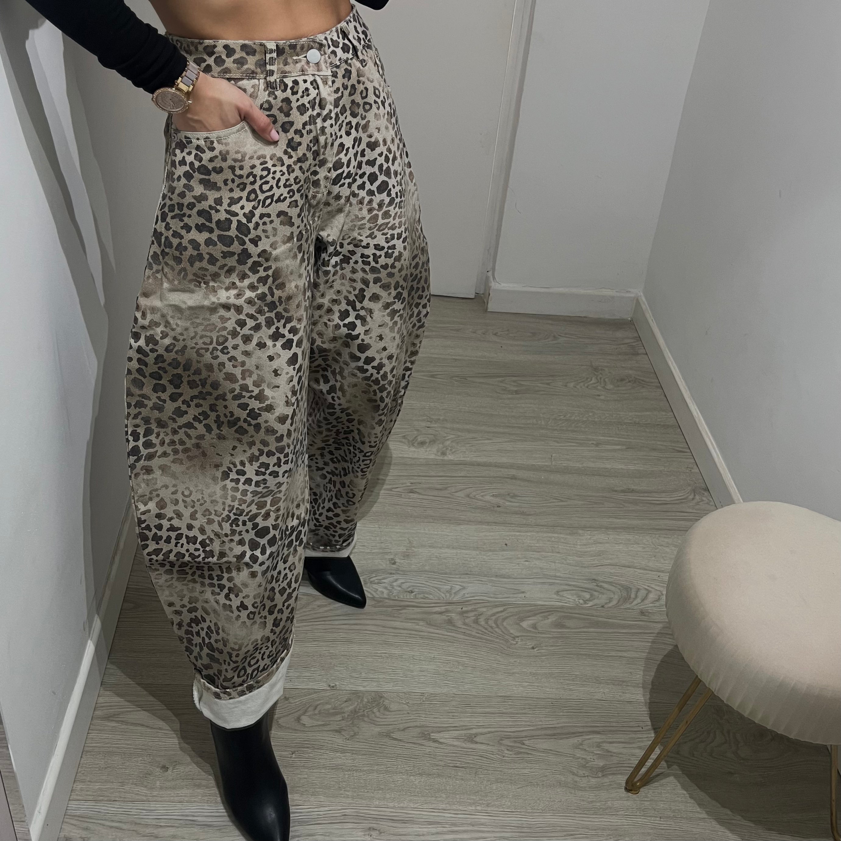 JEANS LEOPARD PREMIUM