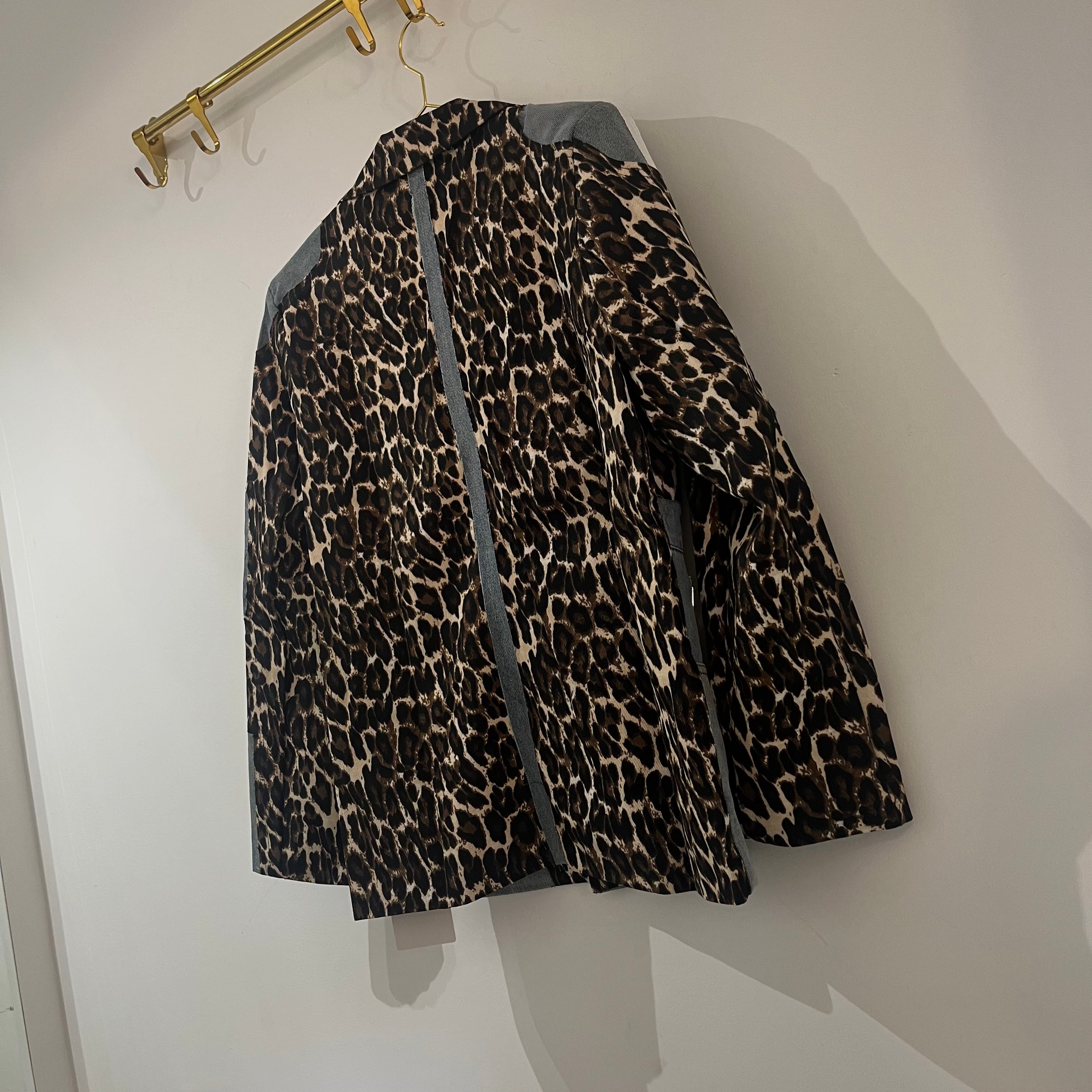 BLAZER LEOPARD DENIM PREMIUM