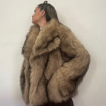 ABRIGO PELO BEIGE AMY