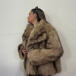 ABRIGO PELO BEIGE AMY