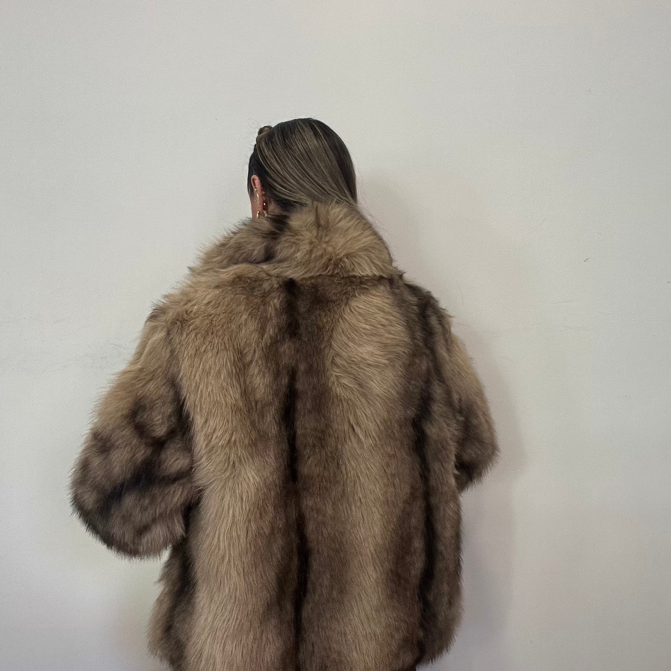 ABRIGO PELO BEIGE AMY