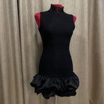 VESTIDO VOLANT ENCAJE