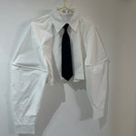 CAMISA CORBATA WHITE PREMIUM