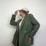BLAZER ABERTURA VERDE MILITAR LUMINA