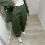 PANTALÓN OVER VERDE MILITAR LUMINA