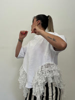 CAMISETA VOLANT BLANC LUMINA